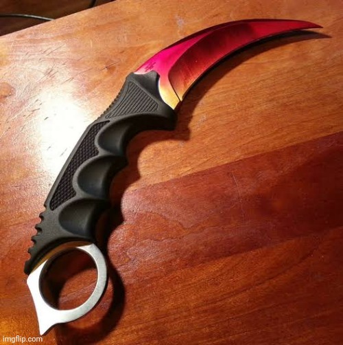 I need a Fade Karambit irl | made w/ Imgflip meme maker