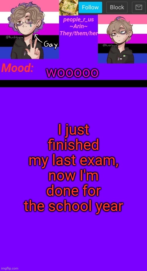 The mission, the nightmares, they're finally over | I just finished my last exam, now I'm done for the school year; wooooo | image tagged in people_r_us announcement template v 4 5 | made w/ Imgflip meme maker