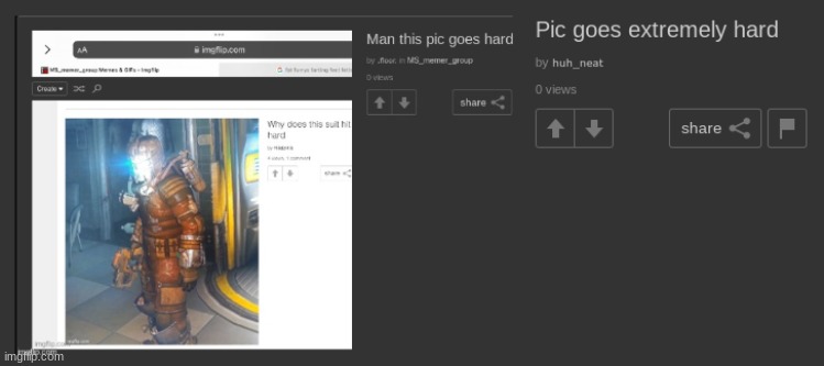 Pic goes real hard | made w/ Imgflip meme maker