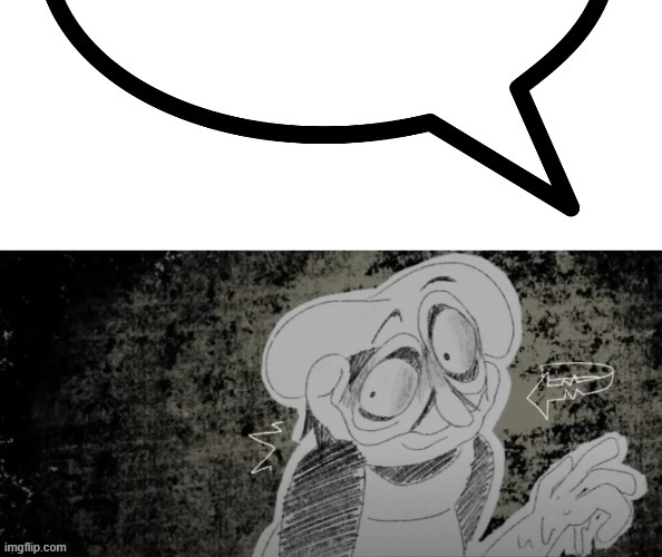 image tagged in fake peppino,speech bubble | made w/ Imgflip meme maker