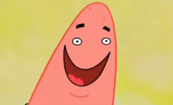 High Quality Patrick small face Blank Meme Template
