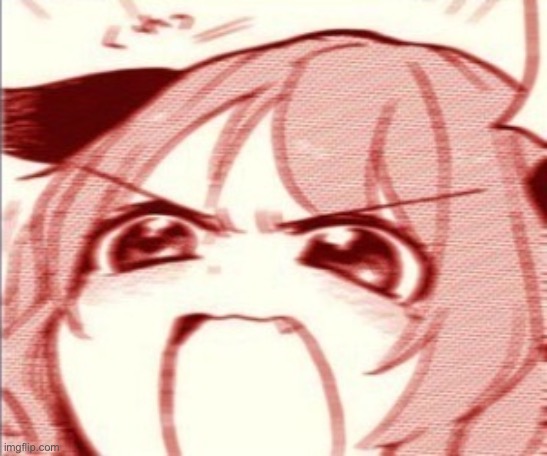 Raging Anime Girl | image tagged in raging anime girl | made w/ Imgflip meme maker