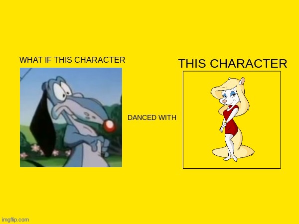 what if newt danced with minerva | image tagged in animaniacs,blank template | made w/ Imgflip meme maker