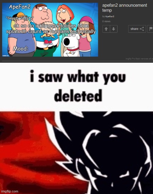 image tagged in i saw what you deleted | made w/ Imgflip meme maker