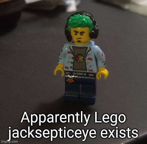 Apparently Lego jacksepticeye exists | made w/ Imgflip meme maker