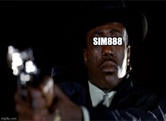 Crying Wesley Snipes | SIM888 | image tagged in crying wesley snipes | made w/ Imgflip meme maker