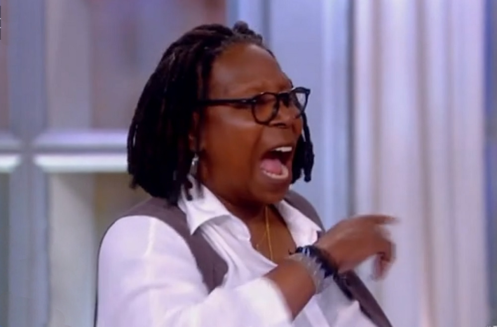 High Quality Caryn Johnson aka Whoopi Goldberg Shouting Blank Meme Template