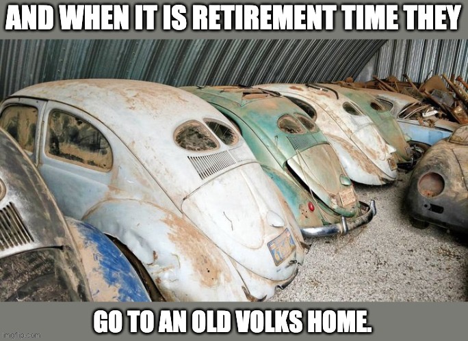 That’s all Volks! | image tagged in bad pun | made w/ Imgflip meme maker