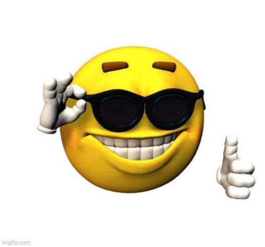 Cool emoji | image tagged in cool emoji | made w/ Imgflip meme maker