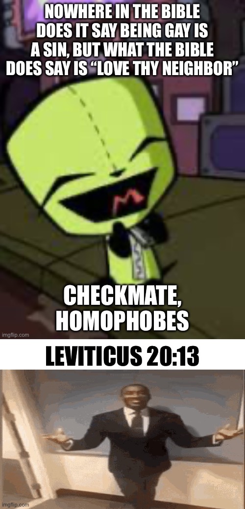 LEVITICUS 20:13 | made w/ Imgflip meme maker