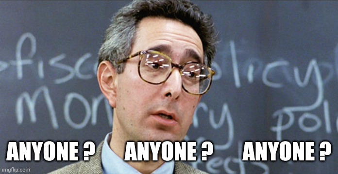 Beuller, Beuller... | ANYONE ?       ANYONE ?       ANYONE ? | image tagged in beuller beuller | made w/ Imgflip meme maker