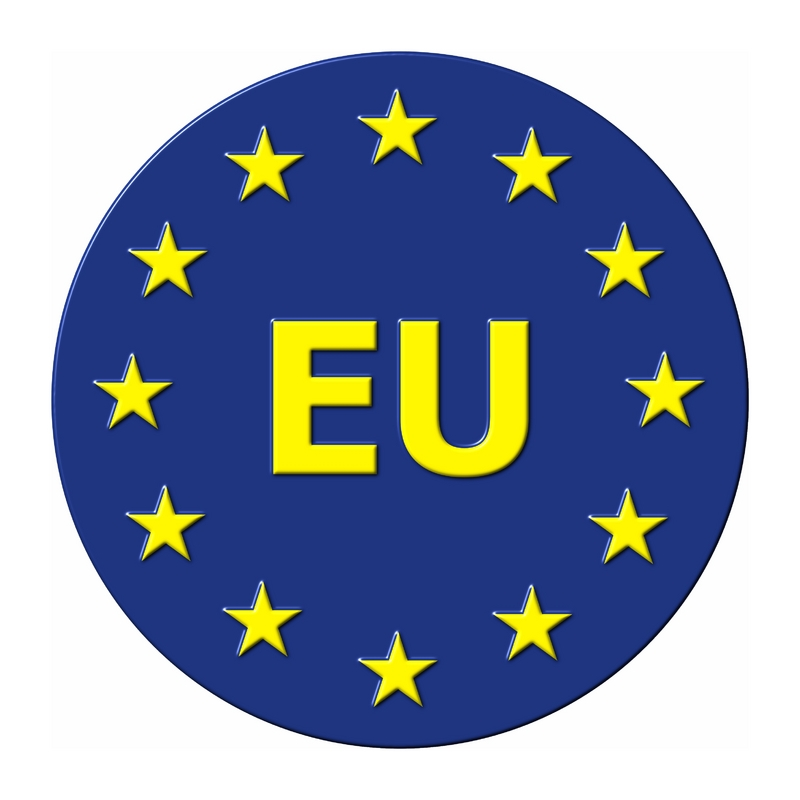 High Quality EU EUROPEAN UNION LOGO Blank Meme Template