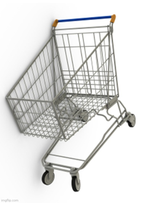 Shopping Cart On Side | image tagged in shopping cart on side | made w/ Imgflip meme maker