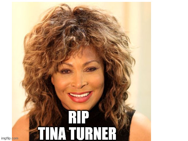 We lost another legendary singer today. | RIP TINA TURNER | made w/ Imgflip meme maker