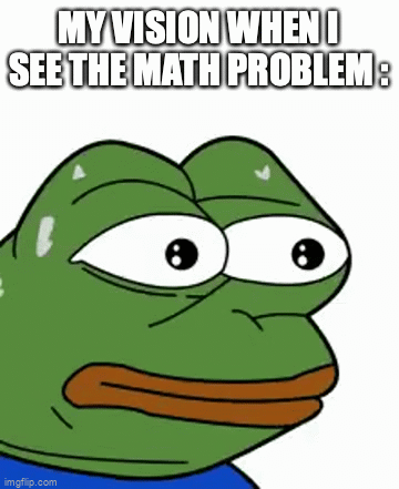 the answer was actually kinda ez - Imgflip