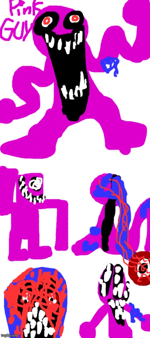 Pink Guy (Off-brand Purple Guy) | image tagged in springtrap,fnaf,purple guy | made w/ Imgflip meme maker