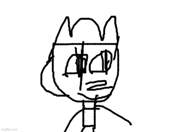 Cal but if he was drawn by a toddler | made w/ Imgflip meme maker
