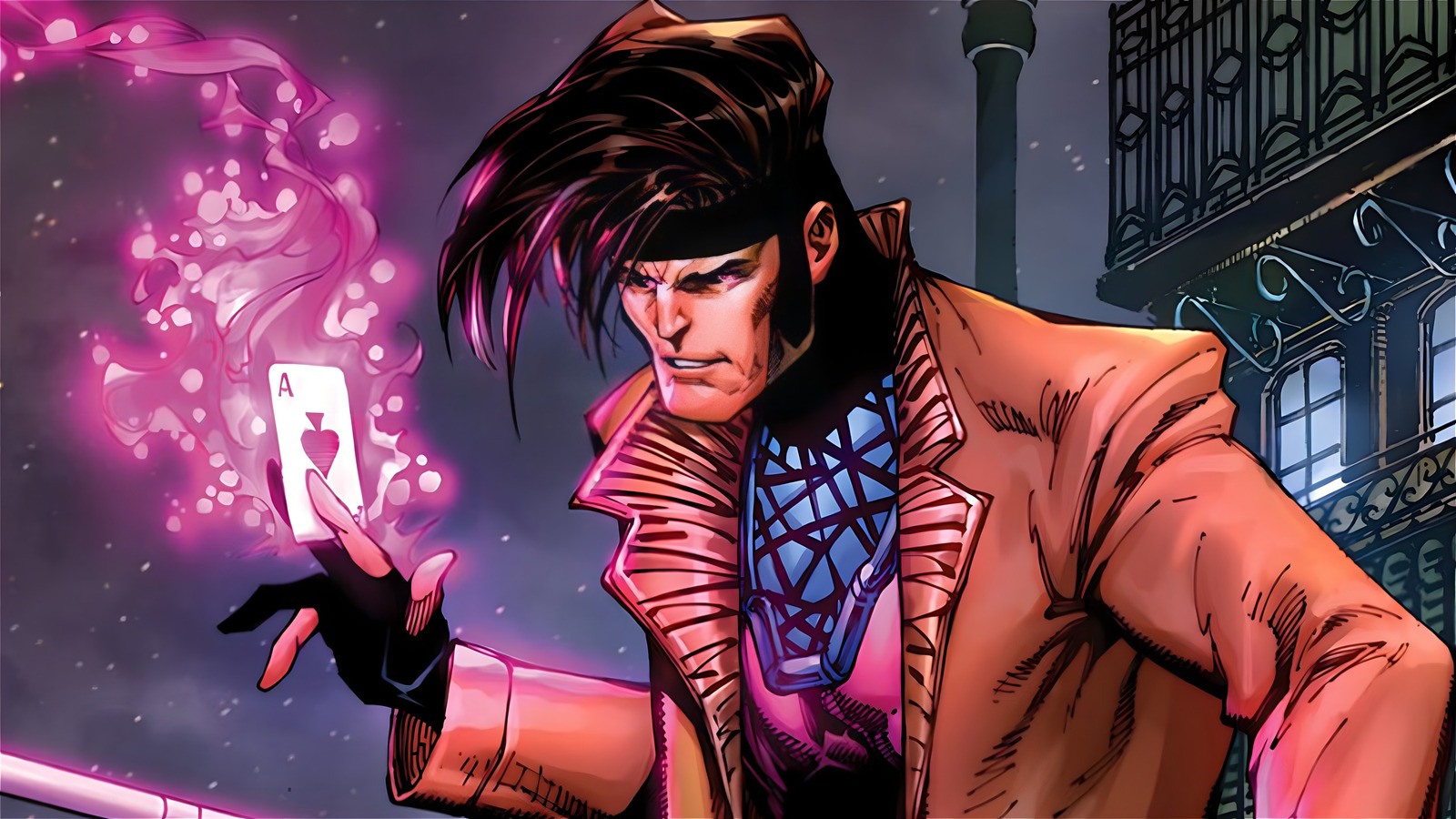 Gambit X-Men Comic Book Ace Card Blank Meme Template