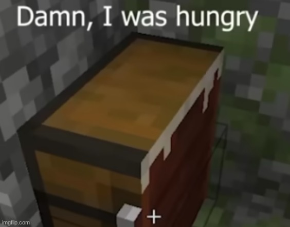 Cake chest | image tagged in minecraft,cake,chest | made w/ Imgflip meme maker