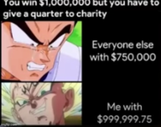 image tagged in goku,money | made w/ Imgflip meme maker