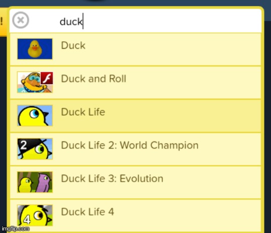 Ah yes my favorite cool math game, Duck. | image tagged in duck | made w/ Imgflip meme maker