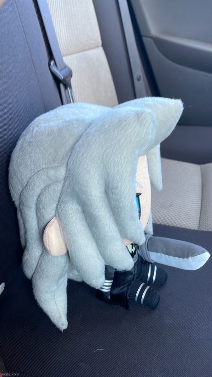 Sephiroth on his way to an SAT testing facility (not my pic btw) | made w/ Imgflip meme maker