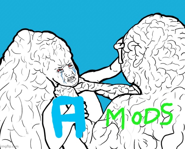Andy will get banned by the imgflip jannies | image tagged in big brain wojak choke,andy | made w/ Imgflip meme maker