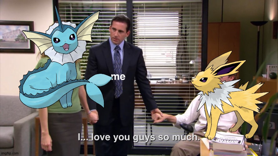 i love you guys so much | image tagged in i love you guys so much,pokemon | made w/ Imgflip meme maker