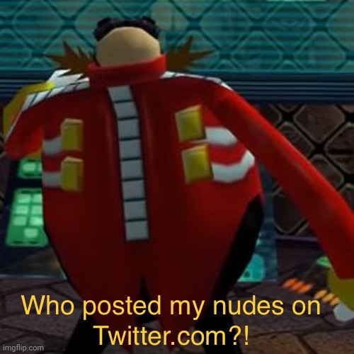 Who posted my nudes on Twitter.com | image tagged in who posted my nudes on twitter com | made w/ Imgflip meme maker