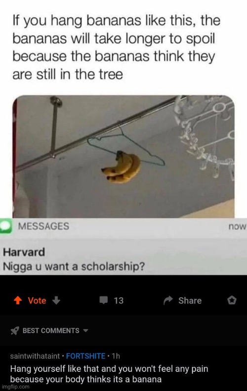 #1,511 | image tagged in comments,cursed,death,banana,funny,dark | made w/ Imgflip meme maker