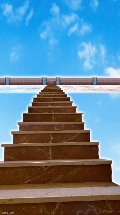 Level ∞+0.5 “The Heavenly Staircase” | made w/ Imgflip meme maker
