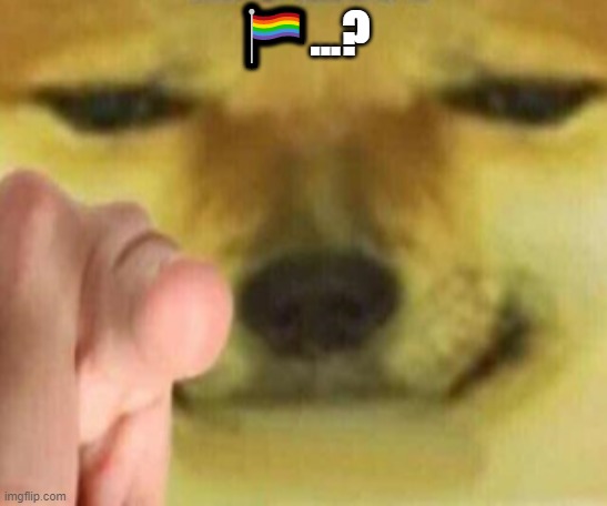 Cheems Pointing At You | ?‍?...? | image tagged in cheems pointing at you | made w/ Imgflip meme maker