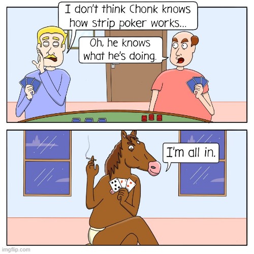 Horse Poker | image tagged in comics | made w/ Imgflip meme maker