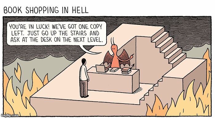 Hell of a Book | image tagged in comics | made w/ Imgflip meme maker