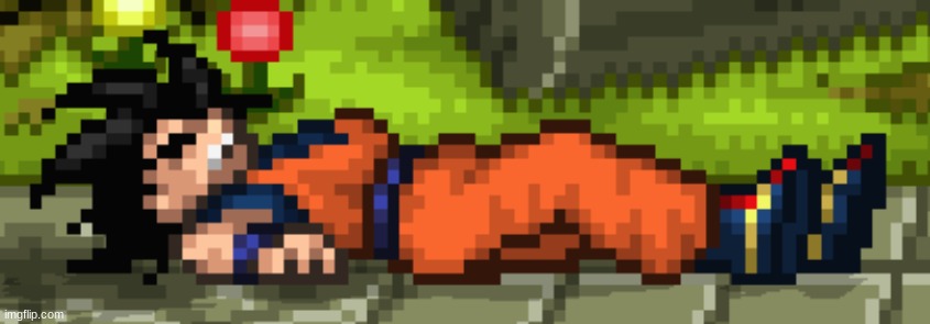 SSF2 dead Goku | image tagged in ssf2 dead goku | made w/ Imgflip meme maker