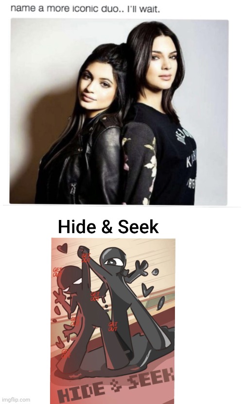 Hide & Seek (not my art btw.) | image tagged in roblox doors,name a more iconic duo i'll wait | made w/ Imgflip meme maker