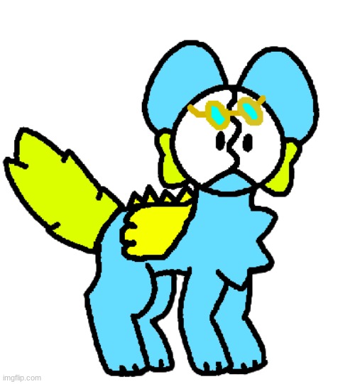 Geevee as an slime pup | image tagged in geevee as an slime pup | made w/ Imgflip meme maker