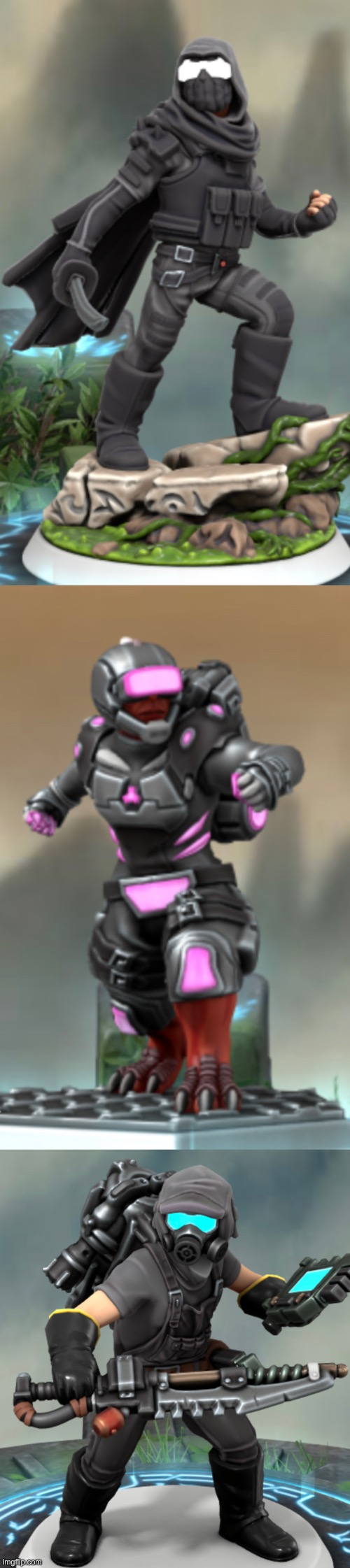 I made them in Hero Forge | made w/ Imgflip meme maker