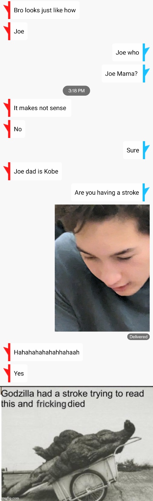 r/ihadastrokeIgnore the image, it just resent itself because it didn't send properly earlier | image tagged in godzilla had a stroke trying to read this and fricking died | made w/ Imgflip meme maker