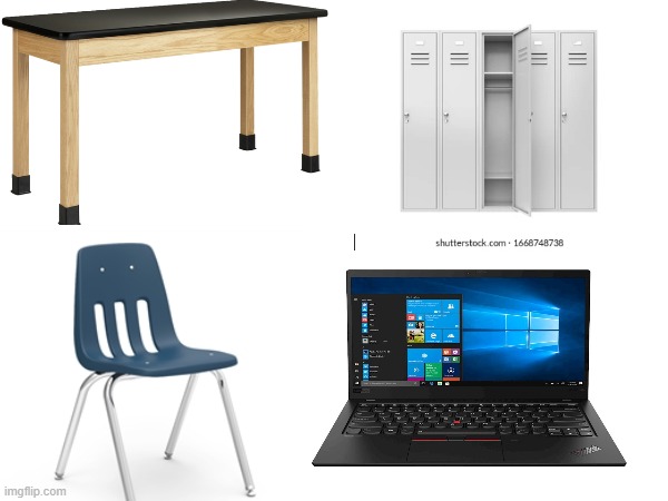 the four hores men of middle school | image tagged in school,chair,laptop,relatable,locker room talk | made w/ Imgflip meme maker
