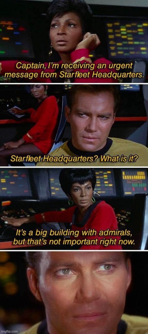 STOP...calling...meShirley! | image tagged in star trek,airplane,don't call me shirley,stop calling me shirley | made w/ Imgflip meme maker