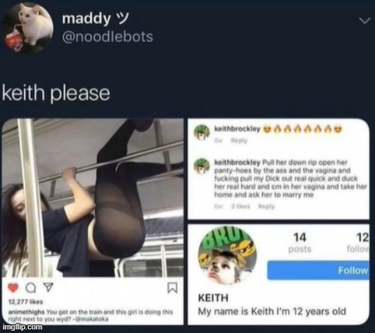 keith NOOOO | made w/ Imgflip meme maker