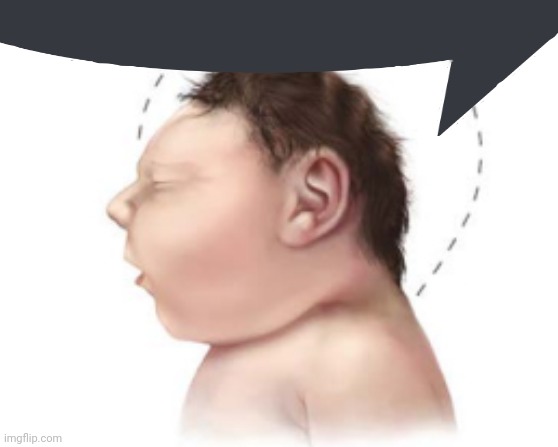 image tagged in baby bubble speech | made w/ Imgflip meme maker