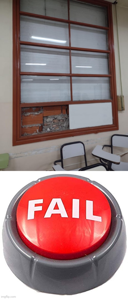 Pointless window | image tagged in fail red button,windows,window,you had one job,memes,building | made w/ Imgflip meme maker