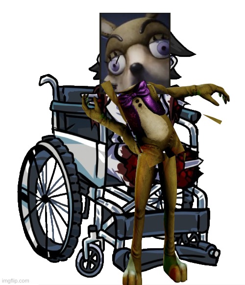 Gold in a wheelchair | image tagged in gold in a wheelchair | made w/ Imgflip meme maker