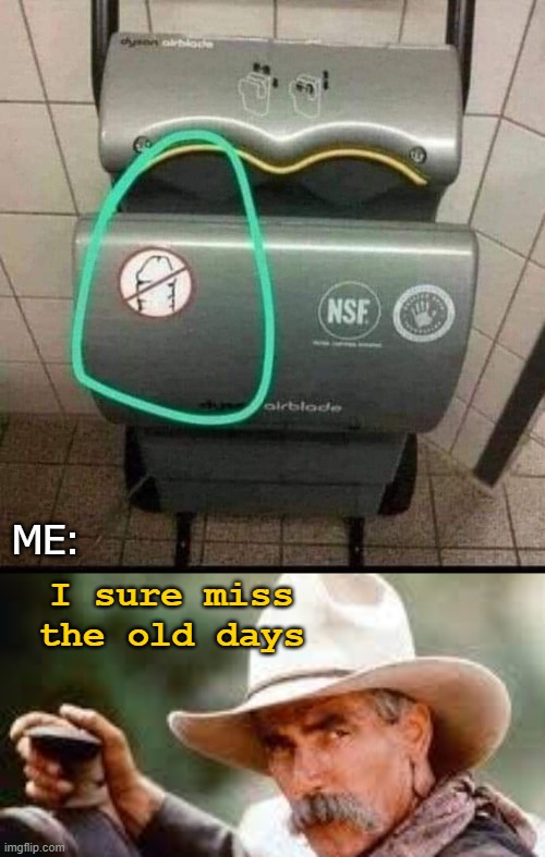 ME:; I sure miss the old days | image tagged in funny,cowboy | made w/ Imgflip meme maker