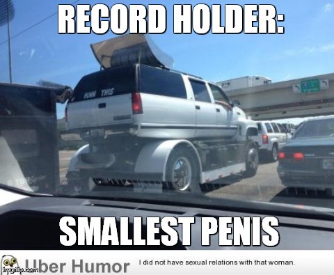 RECORD HOLDER: SMALLEST P**IS | made w/ Imgflip meme maker