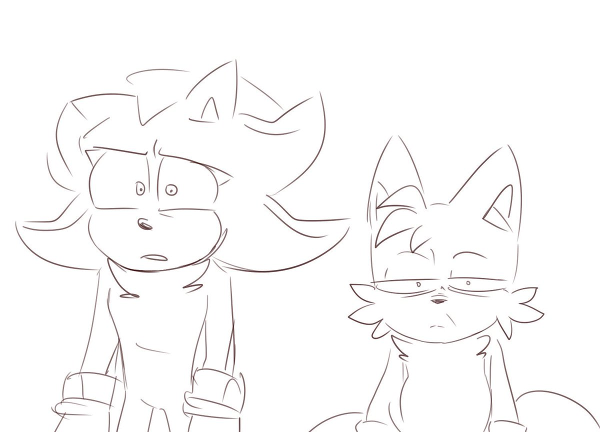 shadow and tails shock Blank Meme Template