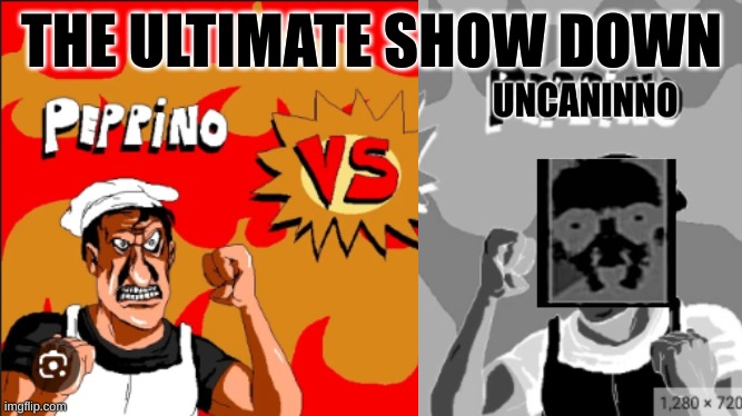 peppino thought fake peppino was the only horrifying version of himself he would see. well, until he met uncaninno of course | THE ULTIMATE SHOW DOWN | image tagged in pizza tower,horror,memes,gaming,video games | made w/ Imgflip meme maker