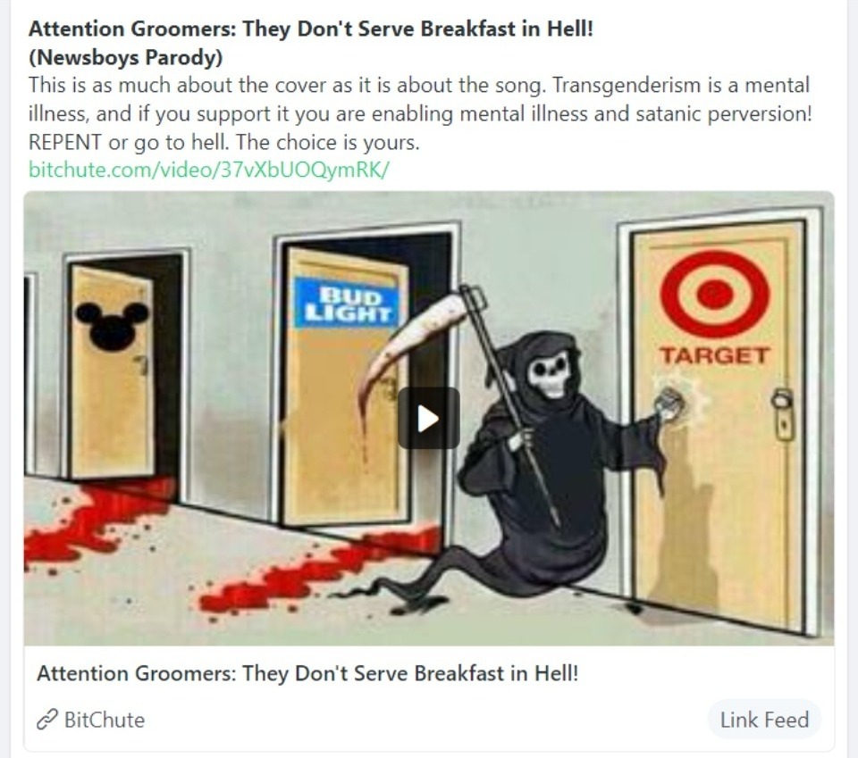 Attention Groomers: They Don't Serve Breakfast in Hell! | image tagged in ok groomer,groomers,tired of hearing about transgenders,perverts,sexual deviants,extra-hell | made w/ Imgflip meme maker